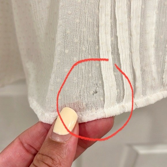 Birgitte Herskind Silk Caisa Swiss Dot Short Sleeve Blouse - Picture 14 of 16